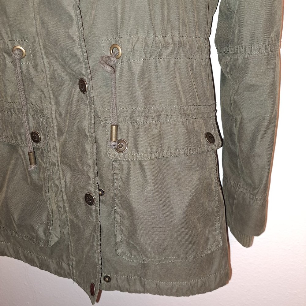 Women's XSmall Prince&Fox (Aeropostale) Parka Army Green Jacket - Picture 4 of 13